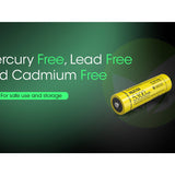 Nitecore NL2153 21700 5300mAh 3.6V Protected Lithium Ion (Li-ion) Button Top Battery