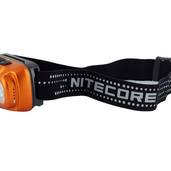 Nitecore NU31 USB-C Rechargeable LED Headlamp - 550 Lumens - Uses Built-in 1800mAh Li-ion Battery Pack - Grey, Blue, or Orange