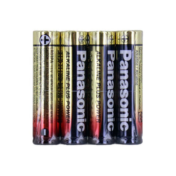 Panasonic Alkaline Plus AAA -  4 Pack Shrink Wrapped