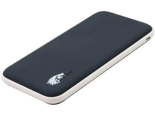 IMREN 10000mAh 5V Portable Power Bank Charger with Micro-USB Charging Cable - Black or Pink