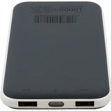 IMREN 10000mAh 5V Portable Power Bank Charger with Micro-USB Charging Cable - Black or Pink