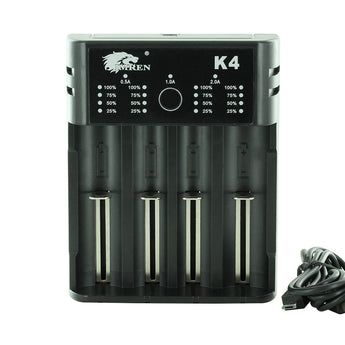 IMREN K4 4-Channel Smart Charger for Li-ion, Ni-MH and Ni-Cd