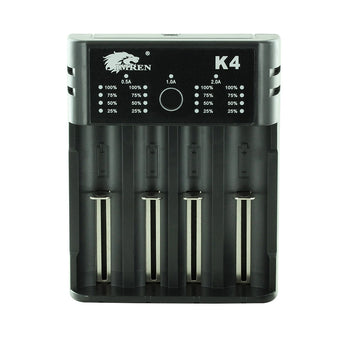 IMREN K4 4-Channel Smart Charger for Li-ion, Ni-MH and Ni-Cd