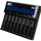 Imren K8 8-Channel Intelligent Charger for Li-ion