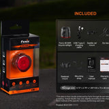 Fenix BC06R USB-C Rechargeable LED Bike Tail Light - 90 Lumens - Uses Built-in 560mAh Li-ion Battery Pack
