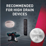 Duracell Procell CR2032 265mAh 3V Lithium (LiMnO2) Coin Cell Watch Battery (PX2032) - 1 Piece Tear Strip - Sold Individually