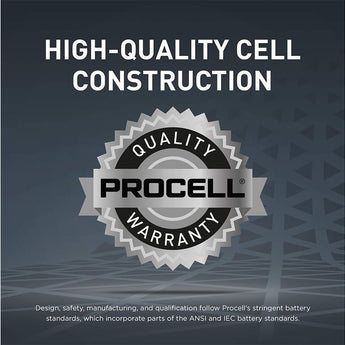 Duracell Procell CR2032 265mAh 3V Lithium (LiMnO2) Coin Cell Watch Battery (PX2032) - 1 Piece Tear Strip - Sold Individually