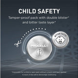 Duracell Procell CR2032 265mAh 3V Lithium (LiMnO2) Coin Cell Watch Battery (PX2032) - 1 Piece Tear Strip - Sold Individually