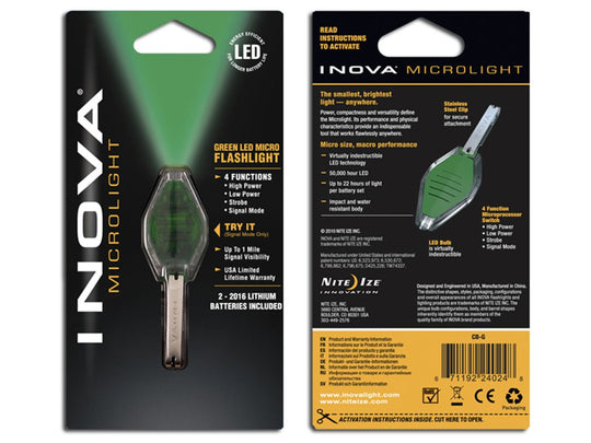 Inova Microlight 2 with Green LED