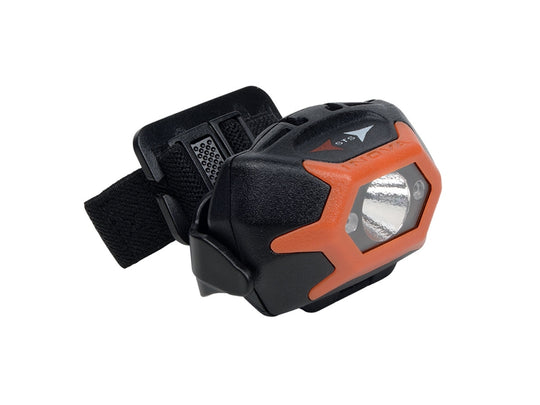 Inova STS Helmet Light - With White & Red LED - 142 Lumens - Orange Body - Uses 3 x AAA Batteries (HLSHA-19-R7)