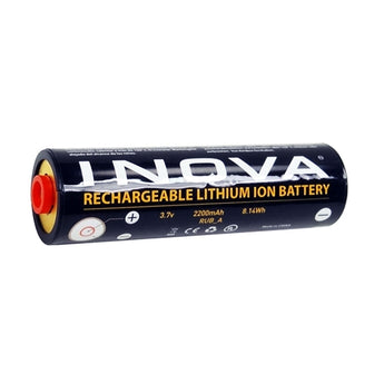 Inova RUB-BO 18650 2600mAh 3.6V Protected Lithium Ion (Li-Ion) Flat Top Battery for X3R, T3R, T4 & T4R Lights - Bulk