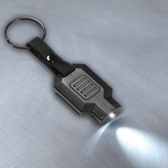 Inova LED Squeeze Light Keychain Flashlight with Black Body - White LED