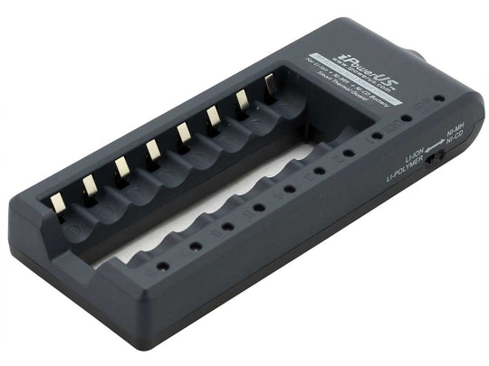iPower AA8 8-Bay Fast Smart Charger for Li-Poly, NiMH, and NiCd AA Batteries