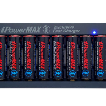 iPower AAUC8 8-Bay Fast Smart Charger for AA3610 Batteries