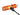 Olight iTHX Rechargeable LED Keychain Flashlight - 180 Lumens - Uses Built-in 130mAh Li-ion Battery Pack - Pumpkin Orange or Orange Feathers