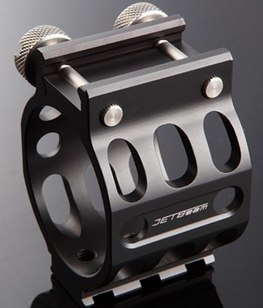 JETBeam RM-46 Weapon Rail Mount for Raptor RRT-3 Flashlight - Fits Picatinny Rails - Black