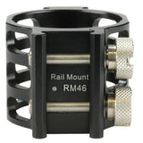 JETBeam RM-46 Weapon Rail Mount for Raptor RRT-3 Flashlight - Fits Picatinny Rails - Black