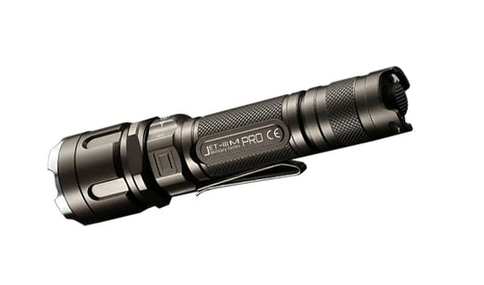 JETBeam IIIM Pro Tactical Flashlight - CREE XP-L LED - 1100 Lumens - Uses 2 x CR123As or 1 x 18650 - Black
