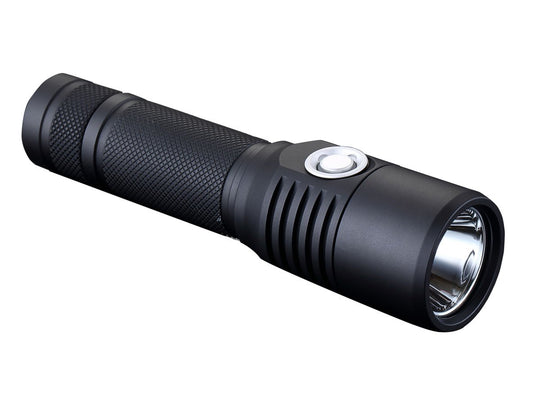 JETBeam C8 USB Rechargeable Everyday Carry Flashlight - CREE XM-L2 LED - 1000 Lumens - Uses 2 x CR123As or 1 x 18650 (Included)