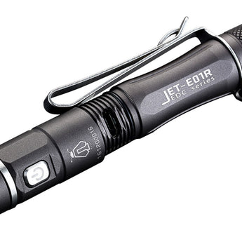 JETBeam E01R USB Rechargeable Flashlight - CREE XP-G2 LED - 138 Lumens - Uses 1 x AAA
