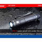 JETBeam E01R USB Rechargeable Flashlight - CREE XP-G2 LED - 138 Lumens - Uses 1 x AAA