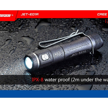 JETBeam E01R USB Rechargeable Flashlight - CREE XP-G2 LED - 138 Lumens - Uses 1 x AAA