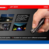 JETBeam E01R USB Rechargeable Flashlight - CREE XP-G2 LED - 138 Lumens - Uses 1 x AAA