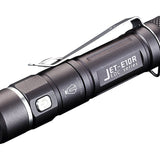 JETBeam E10R USB Rechargeable Flashlight - CREE XP-L HI LED - 650 Lumens - Uses 1 x AA or 1 x 14500
