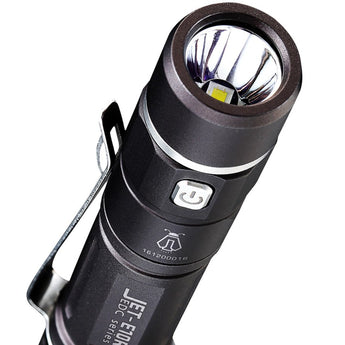 JETBeam E10R USB Rechargeable Flashlight - CREE XP-L HI LED - 650 Lumens - Uses 1 x AA or 1 x 14500