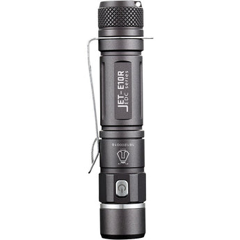 JETBeam E10R USB Rechargeable Flashlight - CREE XP-L HI LED - 650 Lumens - Uses 1 x AA or 1 x 14500