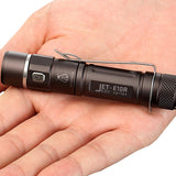 JETBeam E10R USB Rechargeable Flashlight - CREE XP-L HI LED - 650 Lumens - Uses 1 x AA or 1 x 14500