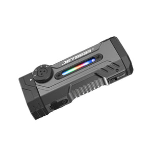 Jetbeam E28 USB-C Rechargeable LED Flashlight - 3300 Lumens - Spot, Flood, RGB Sidelight, UV, and Green Laser - Includes 2 x 3500mAh 18650 - Green or Gray