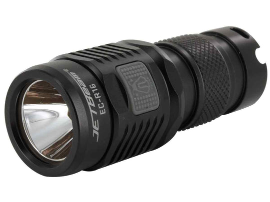 JETBeam EC-R16 Outdoor USB Rechargeable Flashlight - CREE XP-L LED - 750 Lumens - Uses 1 x CR123A or 1 x 16340