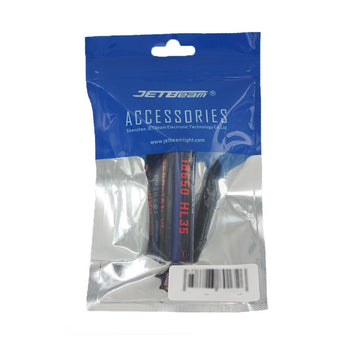JETBeam HL35 18650 3500mAh 3.6V Protected Lithium Ion (Li-ion) Button Top Battery - Retail Bag