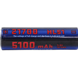 JETBEAM HL51 21700 HORIZONTAL SHOWING SPECS