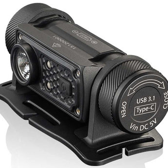 JETBeam HR30 USB-C Rechargeable Headlamp - SST40 N5 White LED with 2 x Red LEDs - 950 Lumens - Uses 1 x 18650 (Included) or 1 x Unprotected 20700 or 2 x CR123As