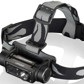 JETBeam HR30 USB-C Rechargeable Headlamp - SST40 N5 White LED with 2 x Red LEDs - 950 Lumens - Uses 1 x 18650 (Included) or 1 x Unprotected 20700 or 2 x CR123As