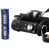 JETBeam HR30 USB-C Rechargeable Headlamp - SST40 N5 White LED with 2 x Red LEDs - 950 Lumens - Uses 1 x 18650 (Included) or 1 x Unprotected 20700 or 2 x CR123As