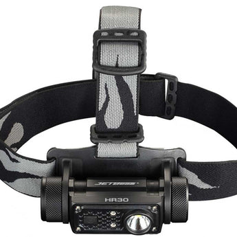 JETBeam HR30 USB-C Rechargeable Headlamp - SST40 N5 White LED with 2 x Red LEDs - 950 Lumens - Uses 1 x 18650 (Included) or 1 x Unprotected 20700 or 2 x CR123As
