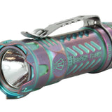 JETBeam JET-II PRO Ti Titanium Flashlight - CREE XP-L HI LED -  510 Lumens - Uses 1 x CR123A or 1 x 16340 - Purple Titanium