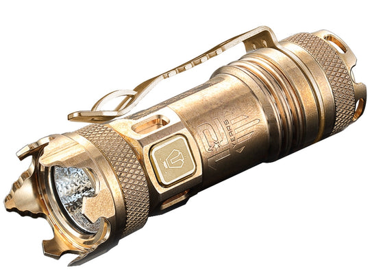 JETBeam JET-II PRO Cu Limited Edition Copper Flashlight - CREE XP-L HI LED -  510 Lumens - Uses 1 x CR123A or 1x 16340 - Red Copper