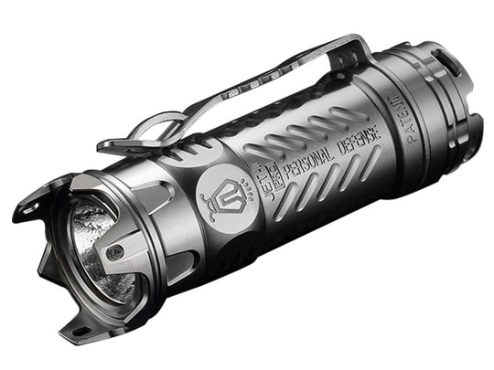 Jetbeam II PRO Ti LED Flashlight - CREE XP-L HI LED -  510 Lumens - Titanium Body - Uses 1x CR123A or 16340 - Titanium