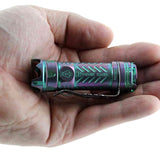 JETBeam JET-II PRO Ti Titanium Flashlight - CREE XP-L HI LED -  510 Lumens - Uses 1 x CR123A or 1 x 16340 - Purple Titanium