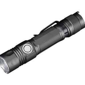 JETBeam 2MS Tactical USB-C Rechargeable LED Flashlight - CREE XHP35 - 2000 Lumens - Uses 1 x 21700 (included) or 1 x 18650 or 2 x CR123A