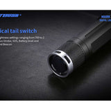 JETBeam Jet Mark 1 IBS EDC LED Flashlight - CREE XPL - 700 Lumens - Includes 1 x USB-C Rechargeable 14500