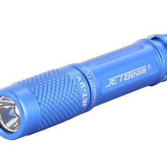 JETBeam JET-UV Ultraviolet Flashlight - 365nm - Uses 1 x AAA - Blue