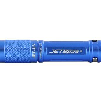 JETBeam JET-UV Ultraviolet Flashlight - 365nm - Uses 1 x AAA - Blue
