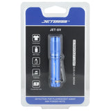 JETBeam JET-UV Ultraviolet Flashlight - 365nm - Uses 1 x AAA - Blue