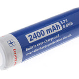 JETBeam JL240 18650 2400mAh 3.7V Protected Lithium Ion (Li-ion) Button Top Battery - Blister Pack