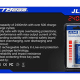 JETBeam JL240 18650 2400mAh 3.7V Protected Lithium Ion (Li-ion) Button Top Battery - Blister Pack